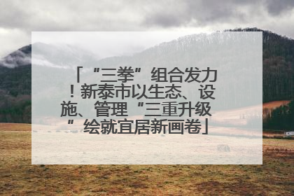 “三拳”组合发力！新泰市以生态、设施、管理“三重升级”绘就宜居新画卷