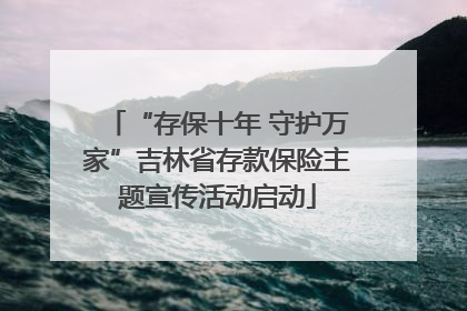 “存保十年 守护万家”吉林省存款保险主题宣传活动启动