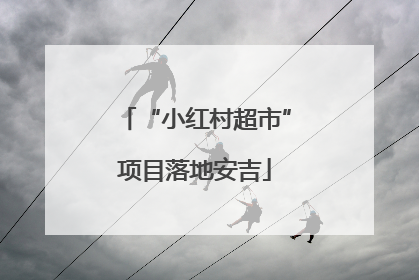 “小红村超市”项目落地安吉