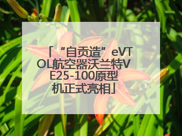 “自贡造”eVTOL航空器沃兰特VE25-100原型机正式亮相