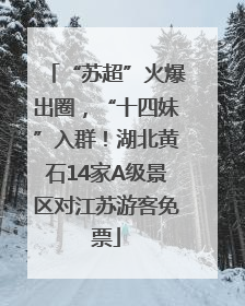“苏超”火爆出圈，“十四妹”入群！湖北黄石14家A级景区对江苏游客免票
