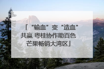 “输血”变“造血”共赢 粤桂协作助百色芒果畅销大湾区