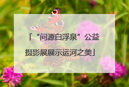 “问源白浮泉”公益摄影展展示运河之美