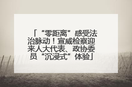 “零距离”感受法治脉动！宣威检察迎来人大代表、政协委员“沉浸式”体验