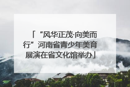 “风华正茂·向美而行”河南省青少年美育展演在省文化馆举办