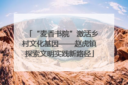“麦香书院”激活乡村文化基因——赵虎镇探索文明实践新路径