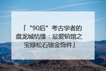 “90后”考古学者的盘龙城情缘：最爱镇馆之宝绿松石镶金饰件