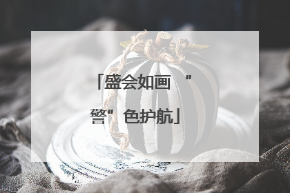 盛会如画 “警”色护航