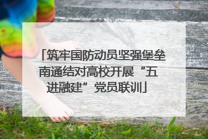 筑牢国防动员坚强堡垒 南通结对高校开展“五进融建”党员联训