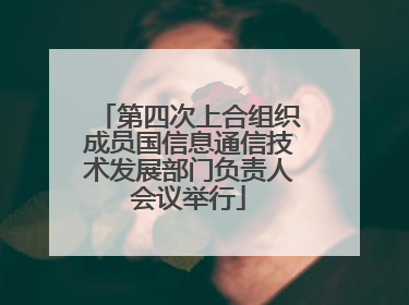 第四次上合组织成员国信息通信技术发展部门负责人会议举行
