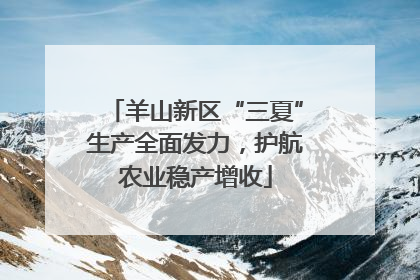 羊山新区“三夏”生产全面发力，护航农业稳产增收