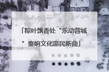 粽叶飘香处“乐动蓉城”奏响文化惠民新曲
