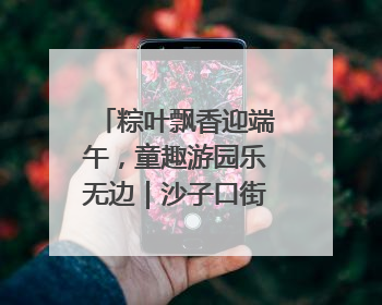 粽叶飘香迎端午，童趣游园乐无边｜沙子口街道儿童端午游园活动圆满落幕
