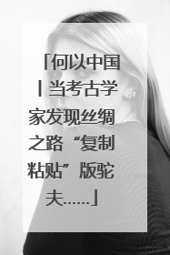 何以中国丨当考古学家发现丝绸之路“复制粘贴”版驼夫……