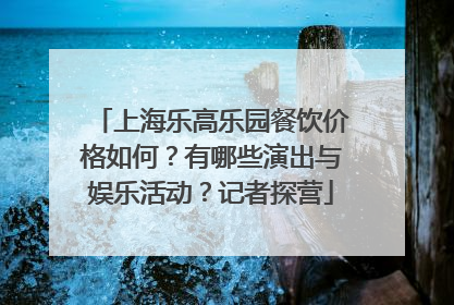 上海乐高乐园餐饮价格如何？有哪些演出与娱乐活动？记者探营
