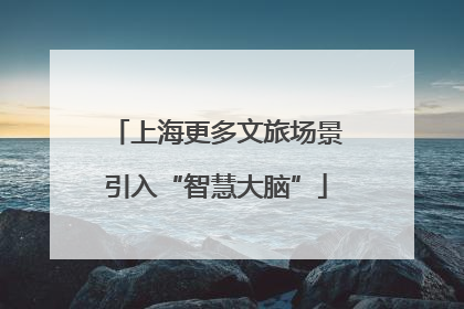 上海更多文旅场景引入“智慧大脑”