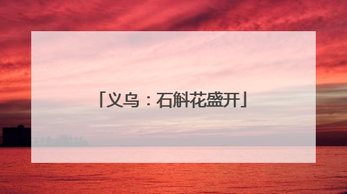 义乌：石斛花盛开