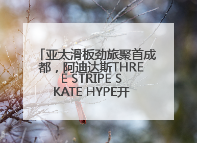 亚太滑板劲旅聚首成都，阿迪达斯THREE STRIPE SKATE HYPE开启竞技潮流双重狂欢
