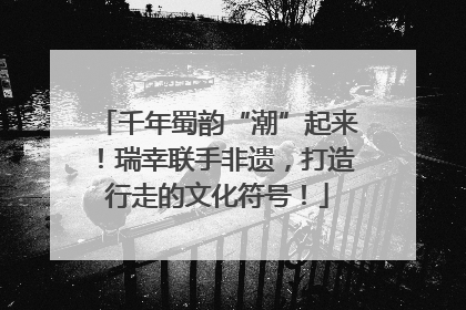 千年蜀韵“潮”起来！瑞幸联手非遗，打造行走的文化符号！