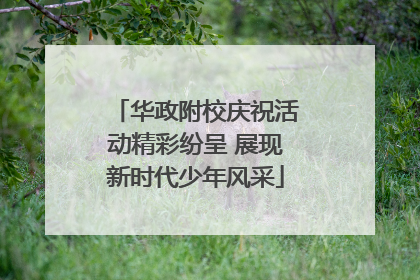 华政附校庆祝活动精彩纷呈 展现新时代少年风采
