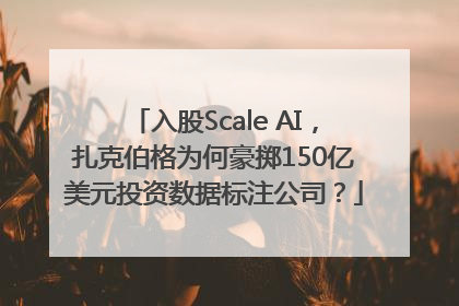 入股Scale AI，扎克伯格为何豪掷150亿美元投资数据标注公司？