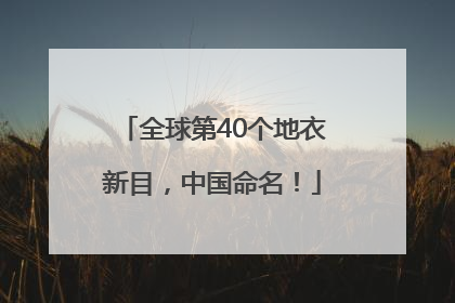 全球第40个地衣新目，中国命名！