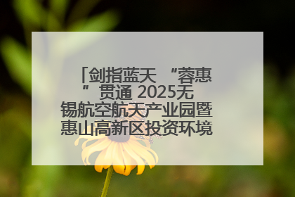 剑指蓝天 “蓉惠”贯通 2025无锡航空航天产业园暨惠山高新区投资环境推介会在成都举行