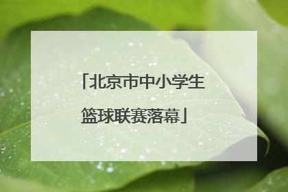 北京市中小学生篮球联赛落幕