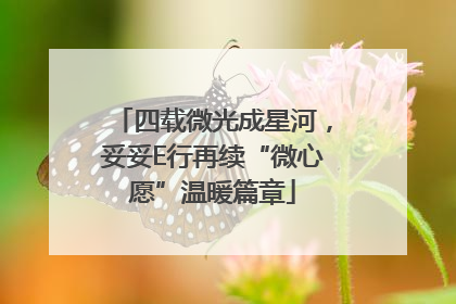 四载微光成星河，妥妥E行再续“微心愿”温暖篇章
