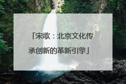 宋歌：北京文化传承创新的革新引擎