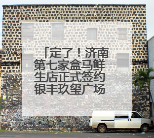 定了！济南第七家盒马鲜生店正式签约银丰玖玺广场！