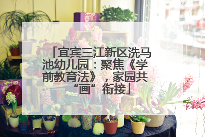 宜宾三江新区洗马池幼儿园：聚焦《学前教育法》，家园共“画”衔接