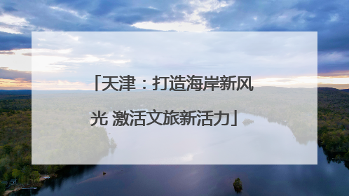 天津：打造海岸新风光 激活文旅新活力