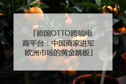 德国OTTO跨境电商平台：中国商家进军欧洲市场的黄金跳板