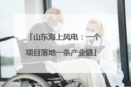 山东海上风电：一个项目落地一条产业链