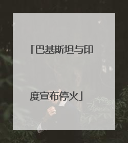 巴基斯坦与印度宣布停火