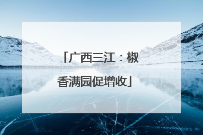 广西三江：椒香满园促增收