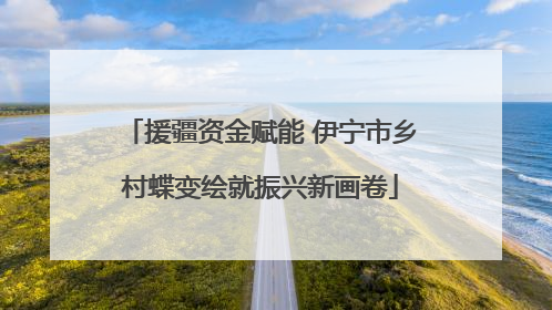 援疆资金赋能 伊宁市乡村蝶变绘就振兴新画卷