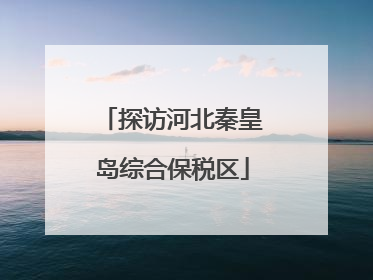 探访河北秦皇岛综合保税区