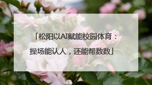 松阳以AI赋能校园体育：操场能认人，还能帮数数