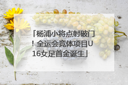 杨浦小将点射破门！全运会竞体项目U16女足首金诞生