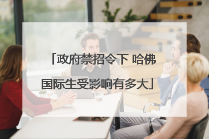 政府禁招令下 哈佛国际生受影响有多大