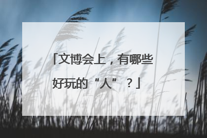 文博会上，有哪些好玩的“人”？