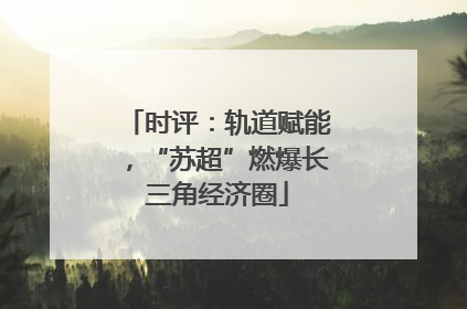 时评：轨道赋能，“苏超”燃爆长三角经济圈