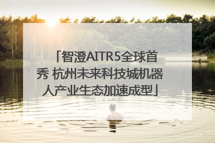 智澄AITR5全球首秀 杭州未来科技城机器人产业生态加速成型