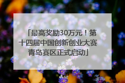 最高奖励30万元！第十四届中国创新创业大赛青岛赛区正式启动