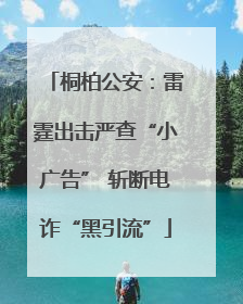 桐柏公安：雷霆出击严查“小广告” 斩断电诈“黑引流”