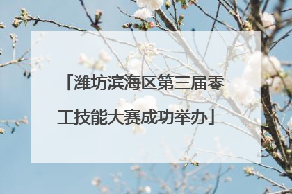 潍坊滨海区第三届零工技能大赛成功举办