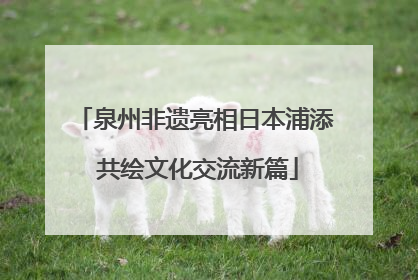 泉州非遗亮相日本浦添 共绘文化交流新篇