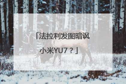 法拉利发图暗讽小米YU7？
